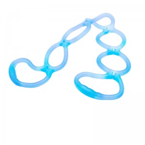 Силиконовые подтягивающие полосы, эластичная веревка из веревки Силиконовой тяги веревочной веревки.